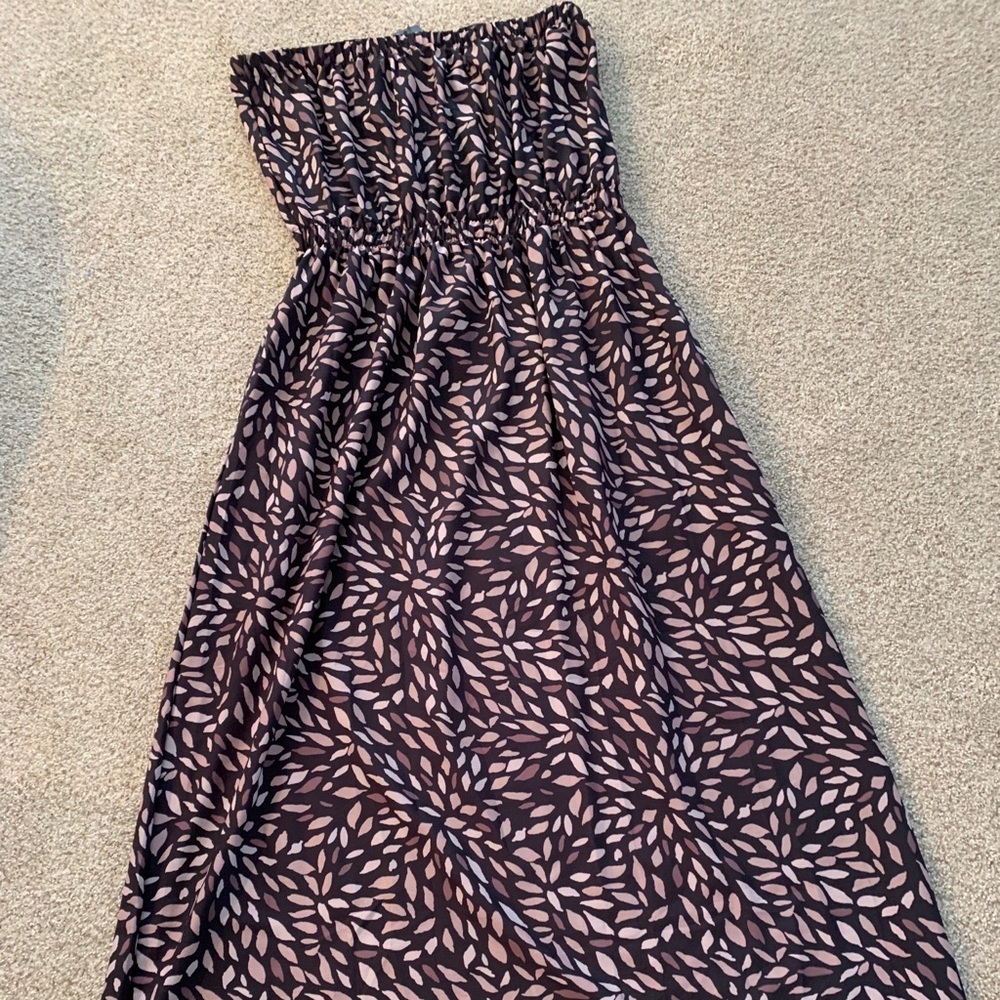 Women’s long strapless maxi dress